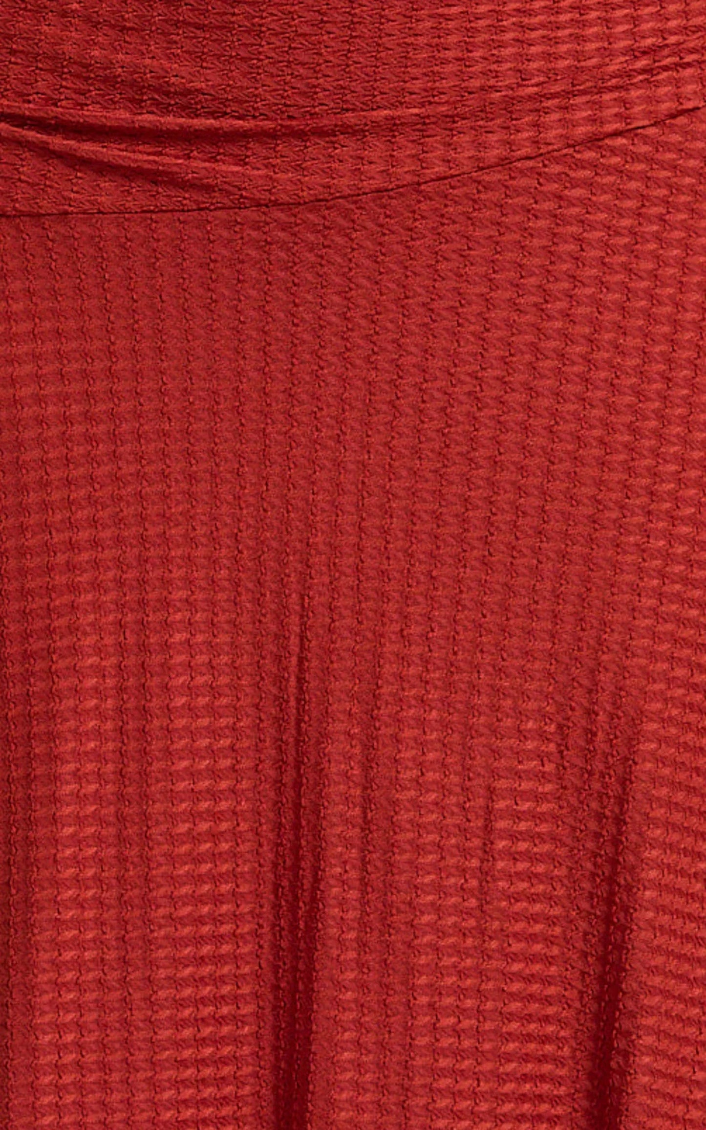 Perla Maxi Dress - Off The Shoulder Sleeve Drop Waist Dress in Red