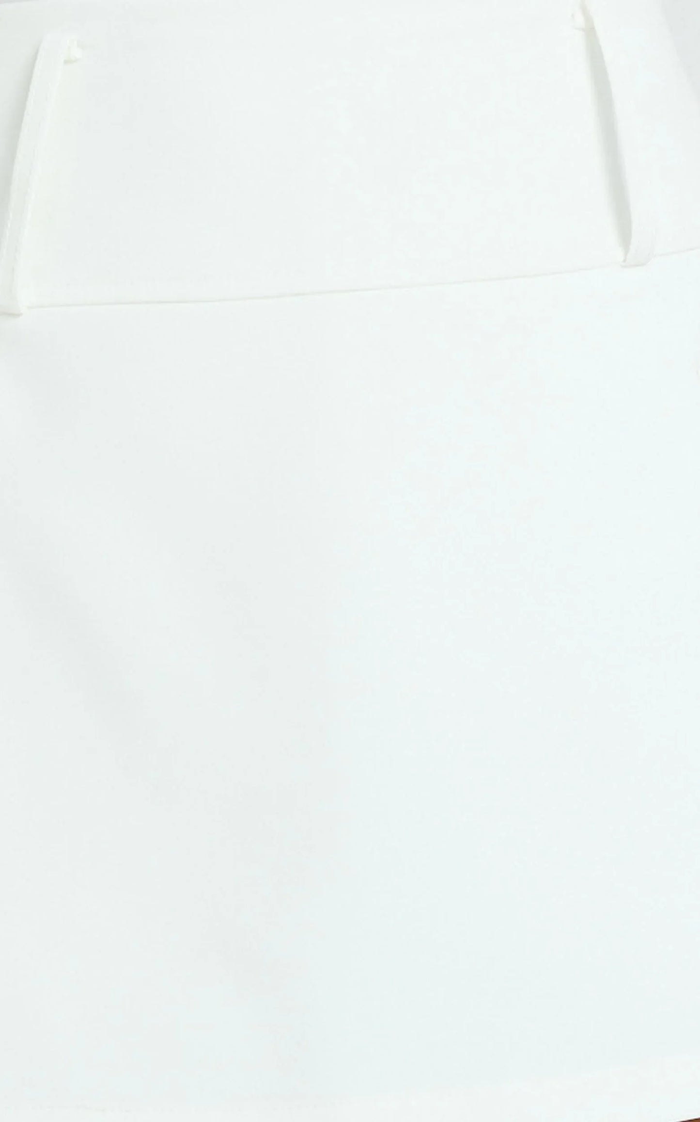Nola Skort - High Waisted Utility Pocket Skort in White