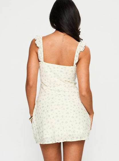 Beacall Mini Dress Multi Floral