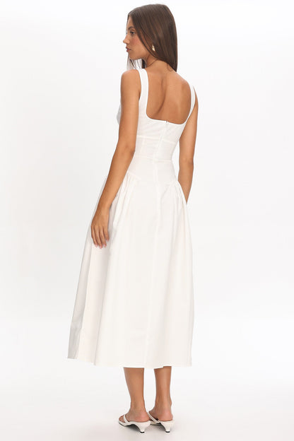 LIONESS Luna Rosa Maxi Dress Porcelain