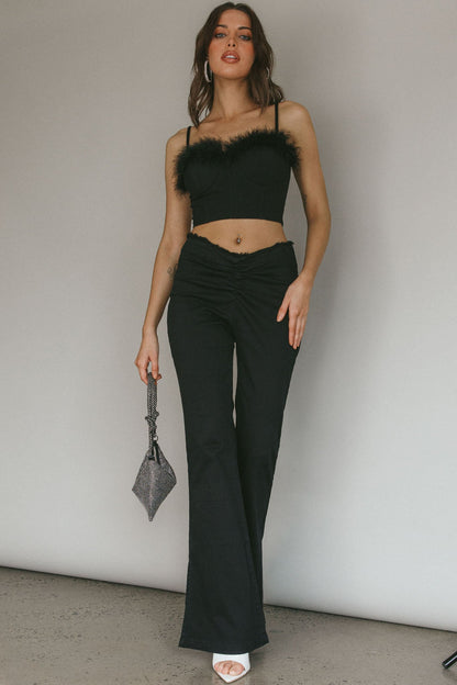 Mahla Flared Pants Black