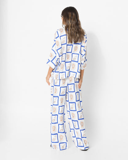 LOST IN LUNAR Zeni Pants Shell Print
