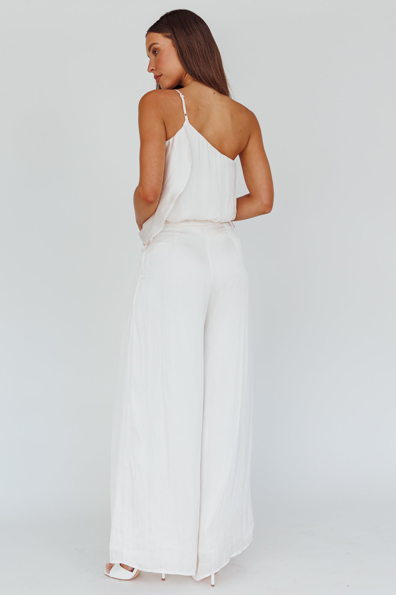 Pollina Wide Leg Pants Cream