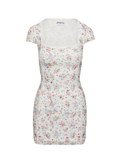 Whitlock Mini Dress White / Floral